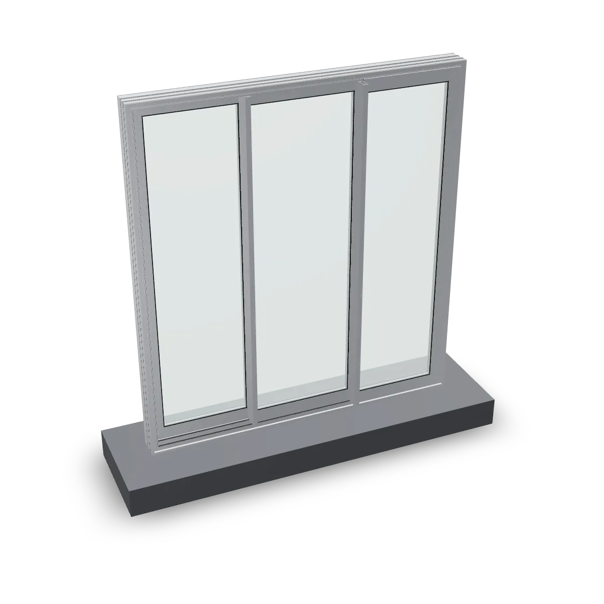 SL450S three-track sliding door