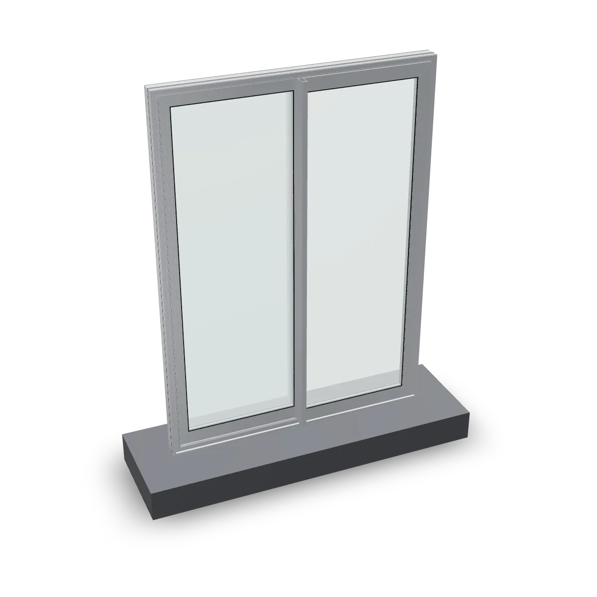 SL450S two-panel sliding with flyscreen