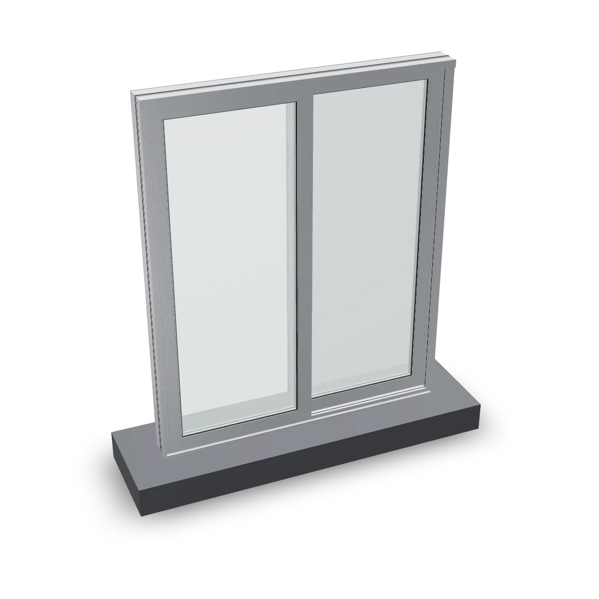 SL580 two-panel sliding with flyscreen
